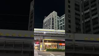 今日のお勤めを終えて家(車庫)に帰る新幹線