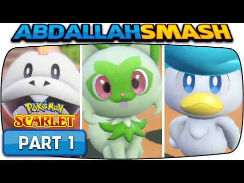 YOU CHOOSE MY STARTER! Pokemon Scarlet & Violet Gameplay 100% Walkthrough Part 1