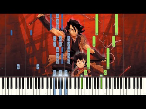 Sword Of The Stranger - Ihojin No Yaiba - Battle Theme (Piano Tutorial) [Synthesia]