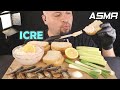 ASMR Salata De ICRE Baby Sprot Afumat Ceapa Verde Castraveti Fara Vorbe MUKBANG