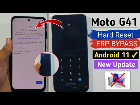 HARD RESET MOTO G41 Password Unlock | Moto G41 FRP Bypass Android 11 -100% Working Method Without Pc