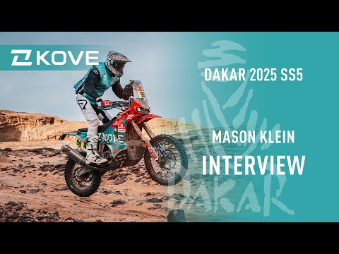 KOVE DAKAR 2025:HIGHLIGHTS&INTERVIEW OF MASON KLEIN IN SS5