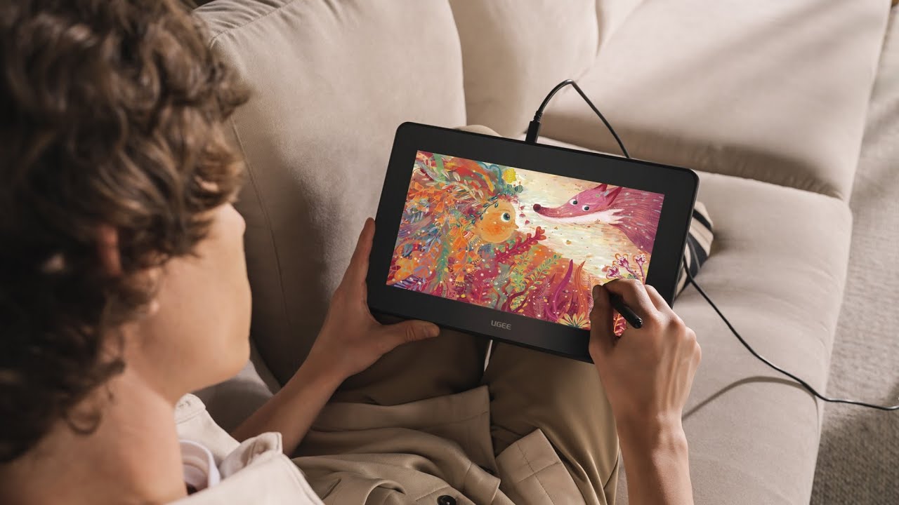 Bring Colors Alive on Screen - ugee U Series Drawing Monitor