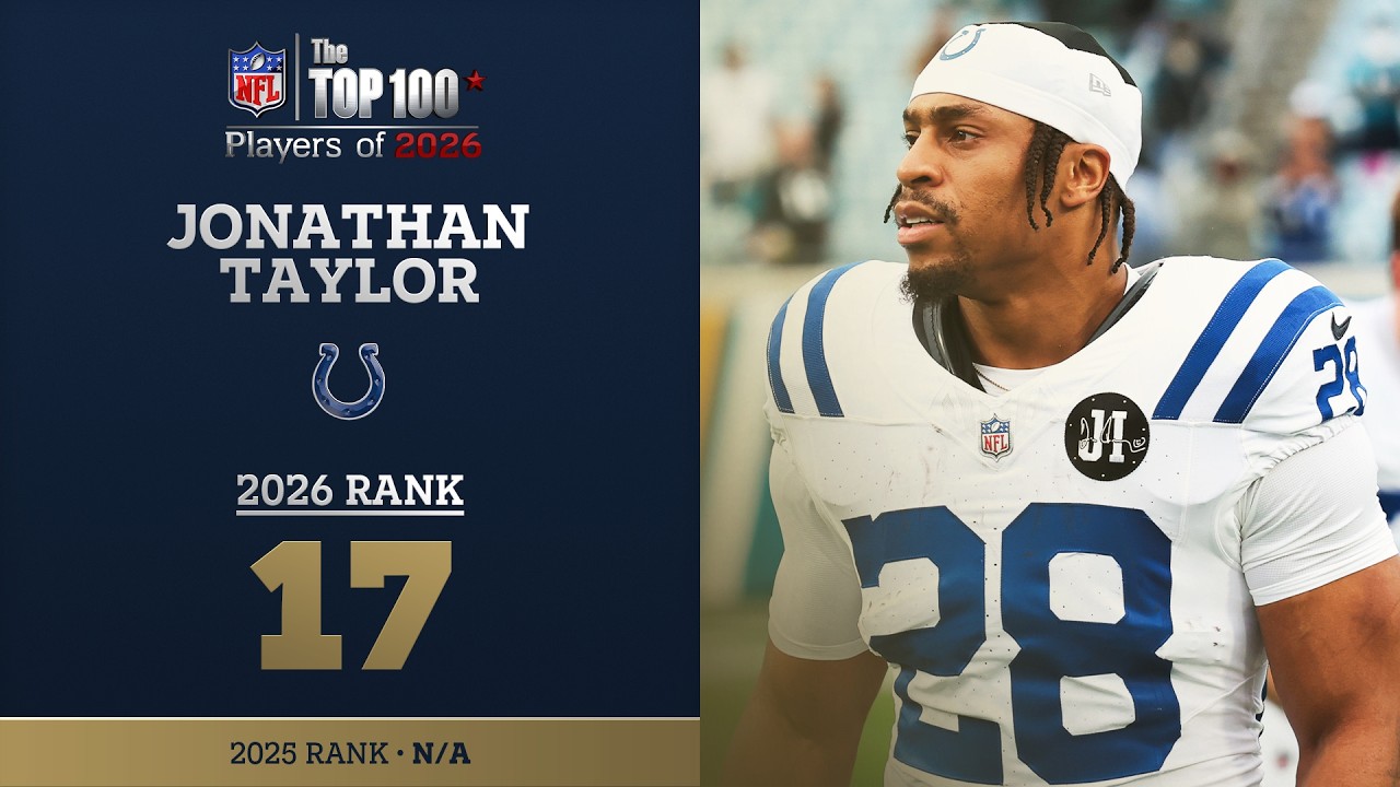 17: Jonathan Taylor (RB, Colts) | Top 100 Players of 2026