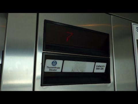 ThyssenKrupp Traction Elevators @  Sun Dail P-garage, St. Petersburg, FL, USA.