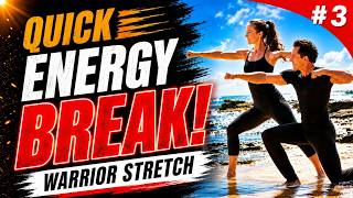 2- Minute Energy Break with Gilad | Warrior Stretch
