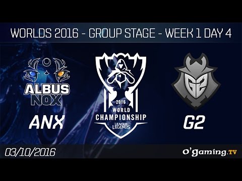 ANX vs G2 - World Championship 2016 - Group Stage Week 1 Day 4