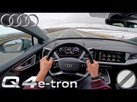 2022 Audi Q4 Sportback 35 e-tron | 170PS | TopSpeed & Test Drive POV