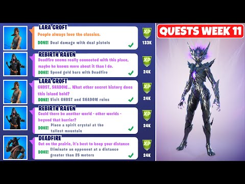 All Week 11 Challenges Guide (301,000 XP) - Fortnite Week 11 Epic and Legendary Quests