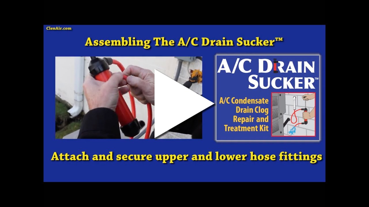 How to use Nu-Calgon's ClenAir AC Drain Sucker