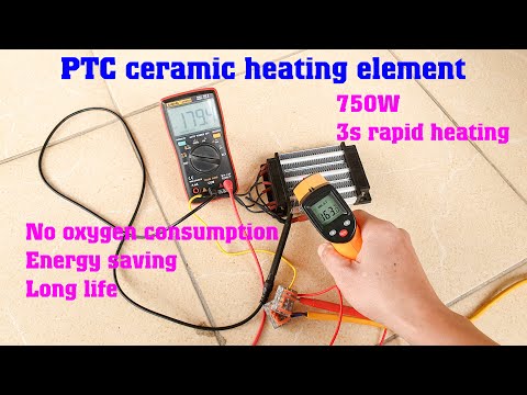 220V2000W Heating Insulated Ceramic Air Heater Electric Fan Heater 10s Quickly Generate Heat Fan Replacement video review thumbnail