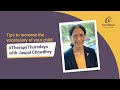 Tips To Increase The Vocabulary Of Your Child By Jaspal Chowdhry TherapyThursdays