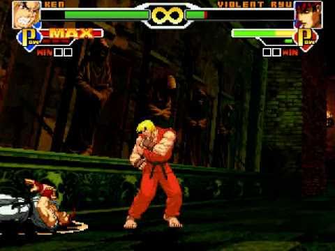 SWG Mugen - P.o.t.S Ken vs Violent Ryu