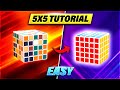 How To Solve A 5x5 Rubik's Cube: The Best & Easiest Way (High Quality)
