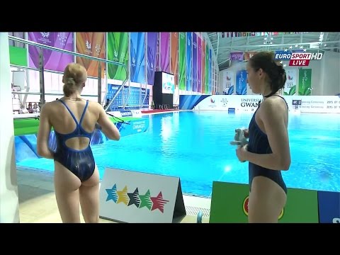 Gwangju2015 Anastasia Kozlova & Elina Ridel (10m synchro)