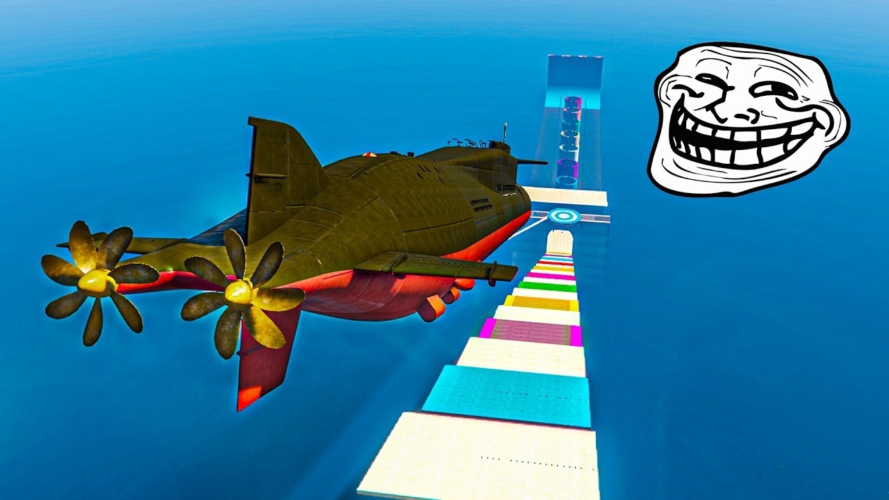 MEGA RAMPA TROLL BRUTAL! - GTA 5 ONLINE