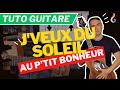 Apprendre J'Veux Du Soleil - au P'Tit Bonheur ...