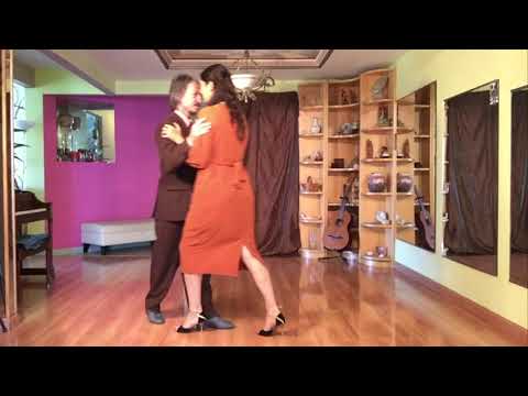 Argentine Tango dance technique 20: Crossed system in front