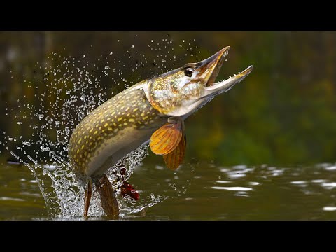 Małe szczupaki z małej rzeczki z Mikołajem / wędkarstwo spinningowe
