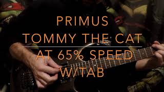 How to Play Tommy the Cat by Primus Main Solo w/Tab (Guitar)