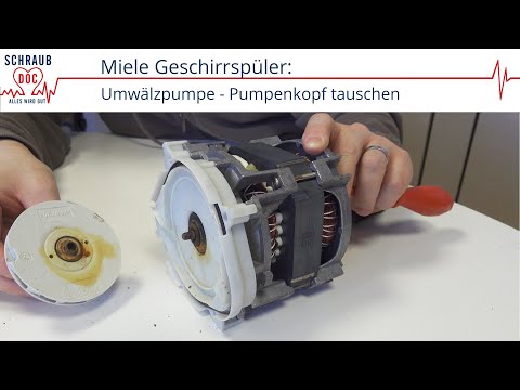 Miele Spülmaschine: Umwälzpumpe geht nicht mehr - Pumpenkopf tauschen