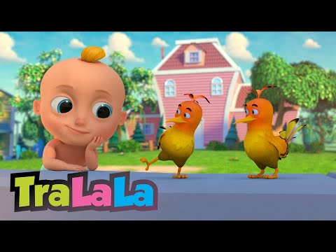 COLAJ NOU📍Două păsărele 🐦 Colaje cântece pentru copii de la TraLaLa
