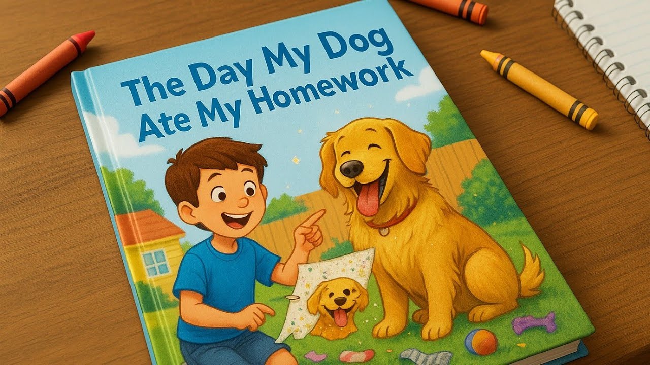 The Day My Dog Ate My Homework | Funny Read Aloud Storybooks for Kids
