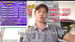 Paano ang computation ng prorated bill ni converge?