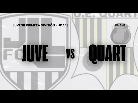 (JUVENIL) JUVENTUS LLORET VS QUART ||  JDA 13  ||  1A DIVISIÓN GRUPO 2