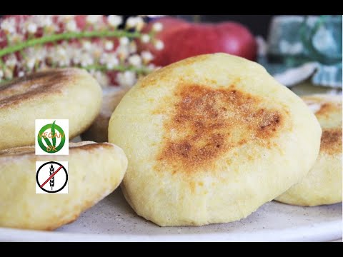 BREAD IN 20 MINUTES WITHOUT LEAVENING AND WITHOUT OVEN gluten free vegan