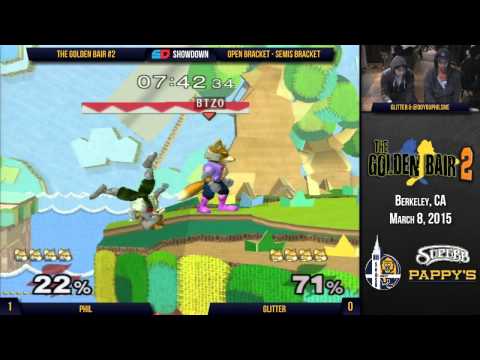 The Golden Bair #2 - Open Bracket - Semis Bracket: Phil (Fox) vs Glitter (Fox)
