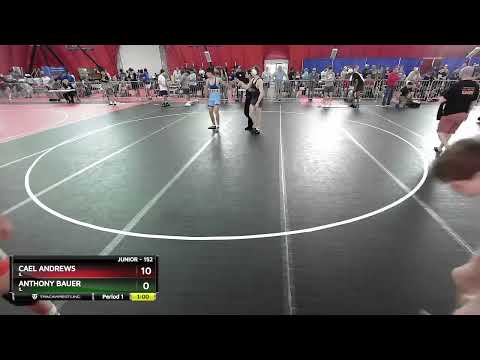 152 Lbs Cons. Round 2 - Cael Andrews, IL Vs Anthony Bauer, IL 1fdc