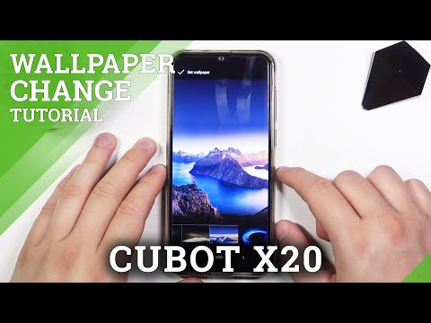 How to Change Wallpaper on Lock Screen in Cubot X20 - Pick Lock Screen Wallpaper