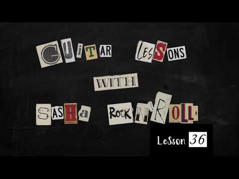 Sasha Rock'n'Roll guitar lessons - Distillers (drain the blood) №36 tutorial