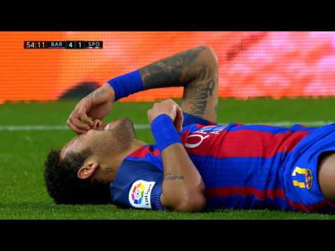 Neymar vs Sporting Gijon Home HD 1080i 01 03 2017
