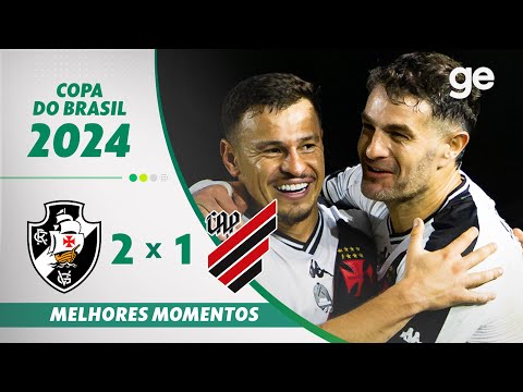 VASCO 2 X 1 ATHLETICO-PR | MELHORES MOMENTOS | QUARTAS DE FINAL DA COPA DO BRASIL | ge.globo