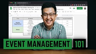 Intro to Event Planning & Management (with Google Sheets)