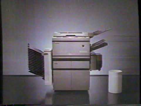 1985 Sharp SF8200 Zoom Copiers "It won't turn your work into garbage" TV Commercial