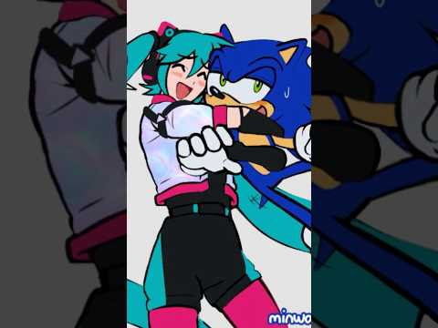Sonic and Miku are SIBLINGS?! (Sonic Racing Crossworld Comic Dub)