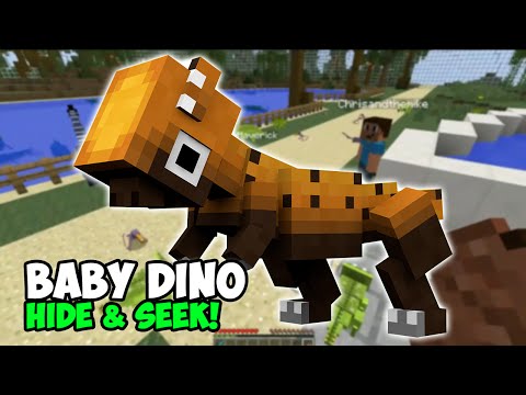 Minecraft Mods | BABY DINO MORPH HIDE & SEEK w/ TheAtlanticCraft