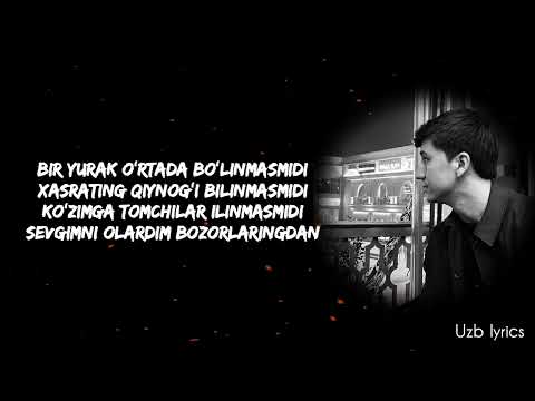 Shohrux Ergashev - Kambagʻal deyishsa chidab turolsam // (lyric)music // Karaoke 🎧
