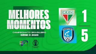 OPERÁRIO 1X5 CENTRAL | MELHORES MOMENTOS | BRASILEIRÃO SÉRIE D 2026