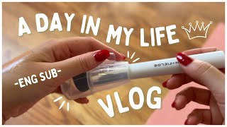 アメリカ生活VLOG｜ファンデーション購入品紹介と領事館に行って思ったこと｜ENG SUB｜A day in my life｜アメリカ駐在妻