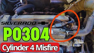 How To Fix P0304 Cylinder 4 Misfire Silverado