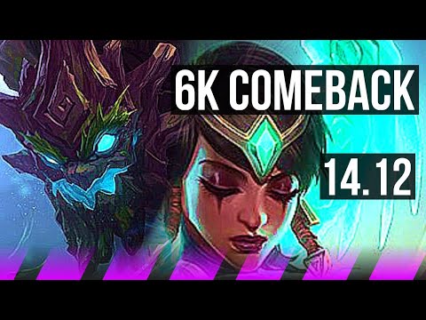 MAOKAI & Miss Fortune vs KARMA & Ezreal (SUP) | 6k comeback, 18k DMG | VN Diamond | 14.12