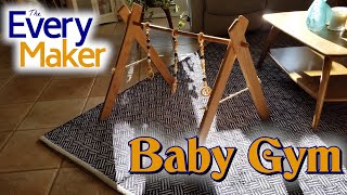 DIY Wooden Baby Gym