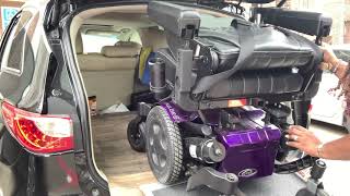 How to fit a Drive Quickie Pulse 6 power chair in a truck/ Can a power chair fit in a SUV