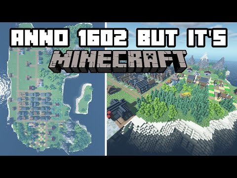 Anno 1602 But It's Minecraft! | Megabuild Timelapse