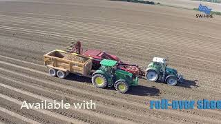 Sw machinery hire ltd with Flat trailer at Lacock, Chippenham