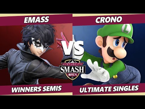 Virtuocity 2022 Winners Semis - eMass (Joker) Vs. Crono (Luigi) SSBU Ultimate Tournament